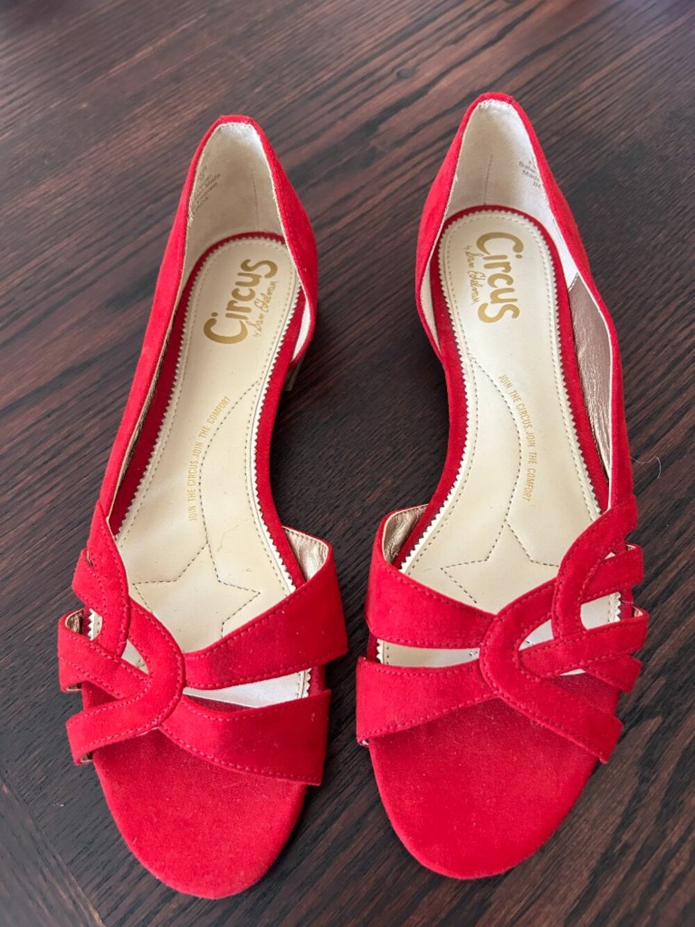 Sam Edelman Circus Red Sandals Size 8